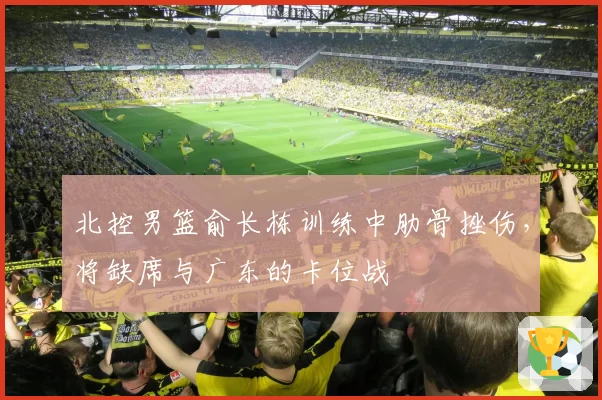 北控男篮俞长栋训练中肋骨挫伤，将缺席与广东的卡位战