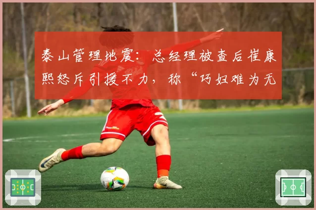 泰山管理地震：总经理被查后崔康熙怒斥引援不力，称“巧妇难为无米之炊”